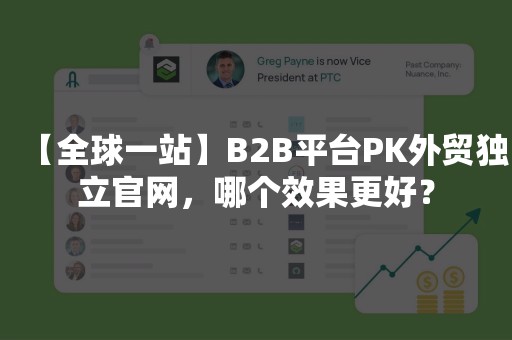 【全球一站】B2B平台PK外贸独立官网，哪个效果更好？