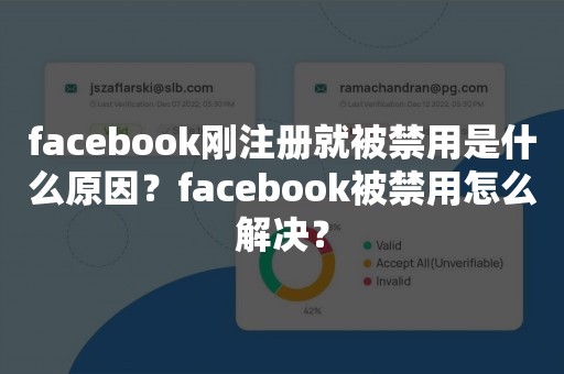 facebook刚注册就被禁用是什么原因？facebook被禁用怎么解决？