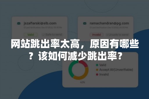 网站跳出率太高，原因有哪些？该如何减少跳出率？