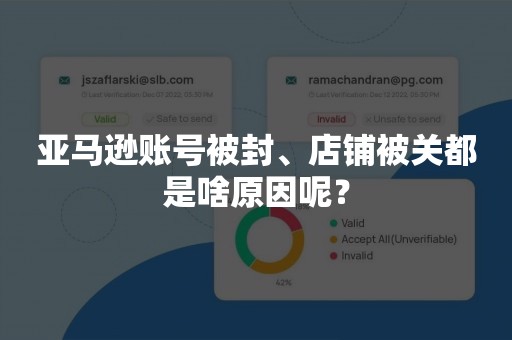 亚马逊账号被封、店铺被关都是啥原因呢？