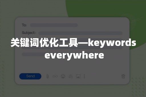 关键词优化工具—keywords everywhere