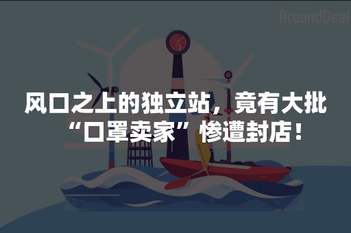 风口之上的独立站，竟有大批“口罩卖家”惨遭封店！